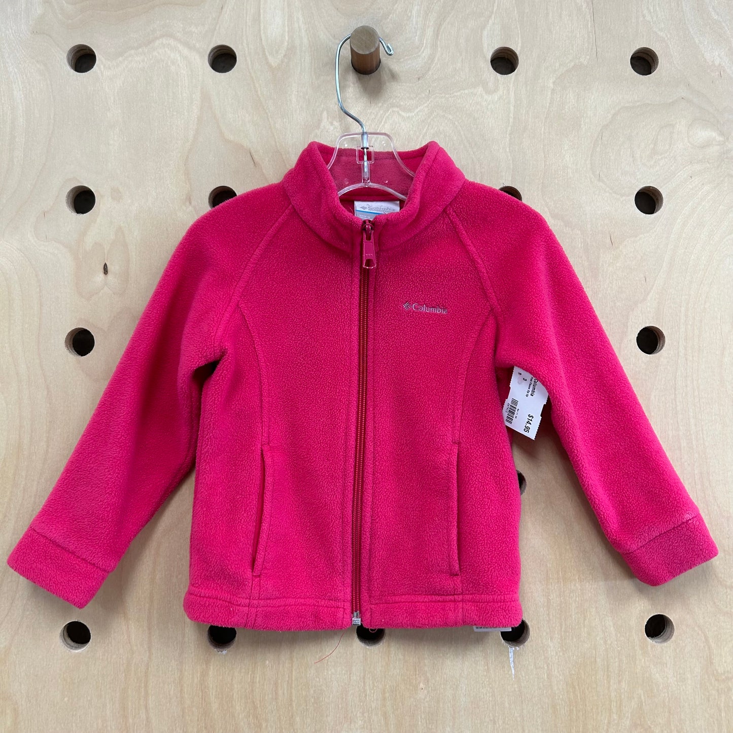 Pink Fleece Zip Up
