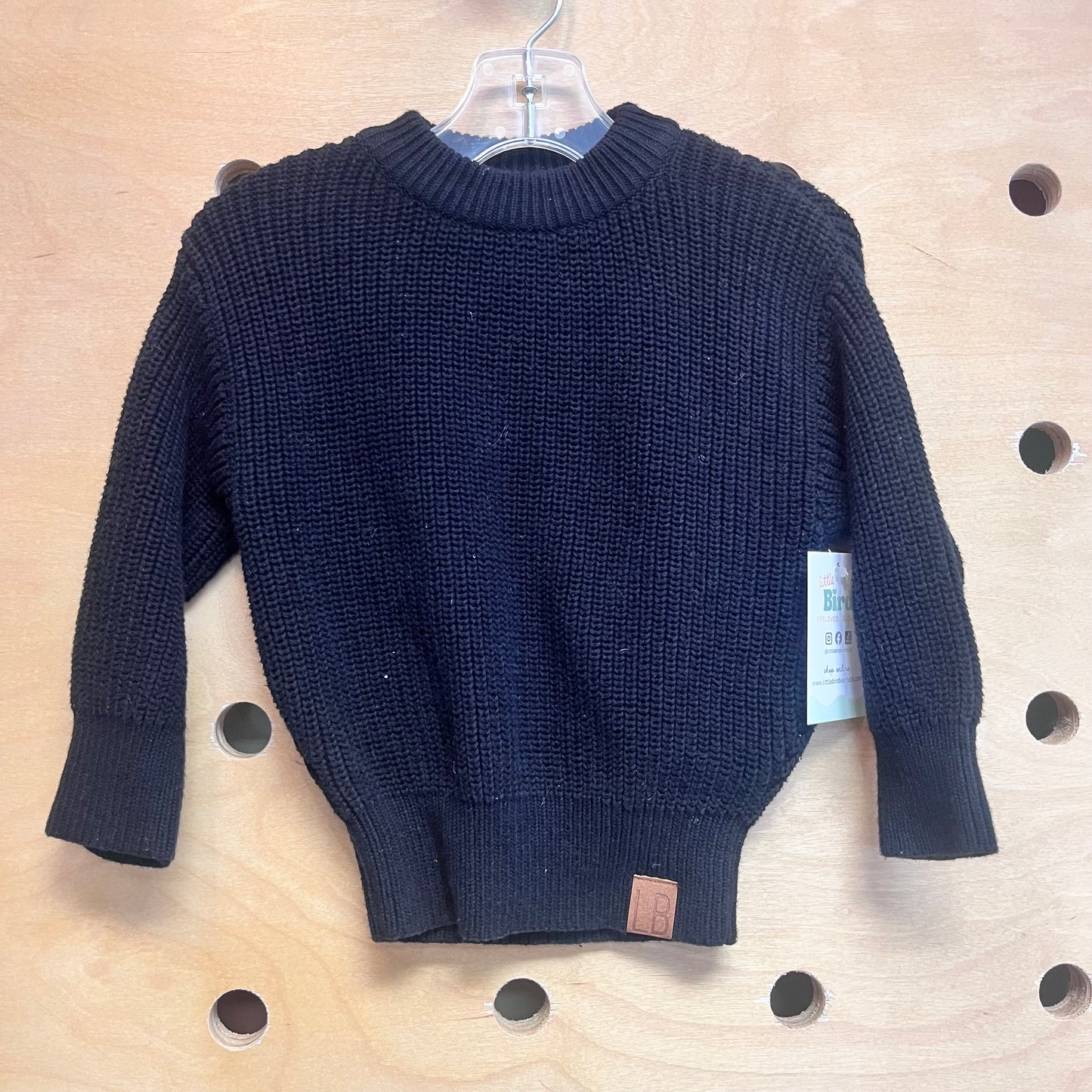 Black Knit Sweater