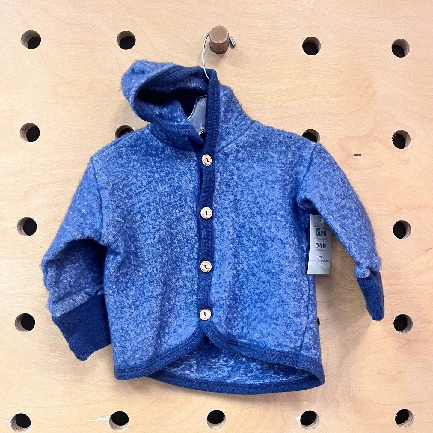 Blue Virgin Wool Jacket