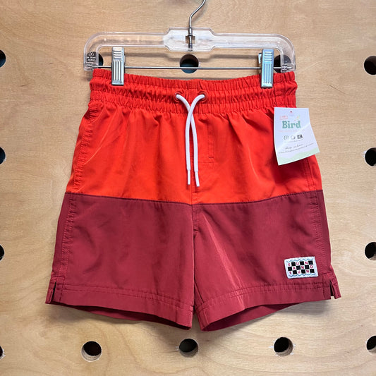 Orange/Red Swim Trunks