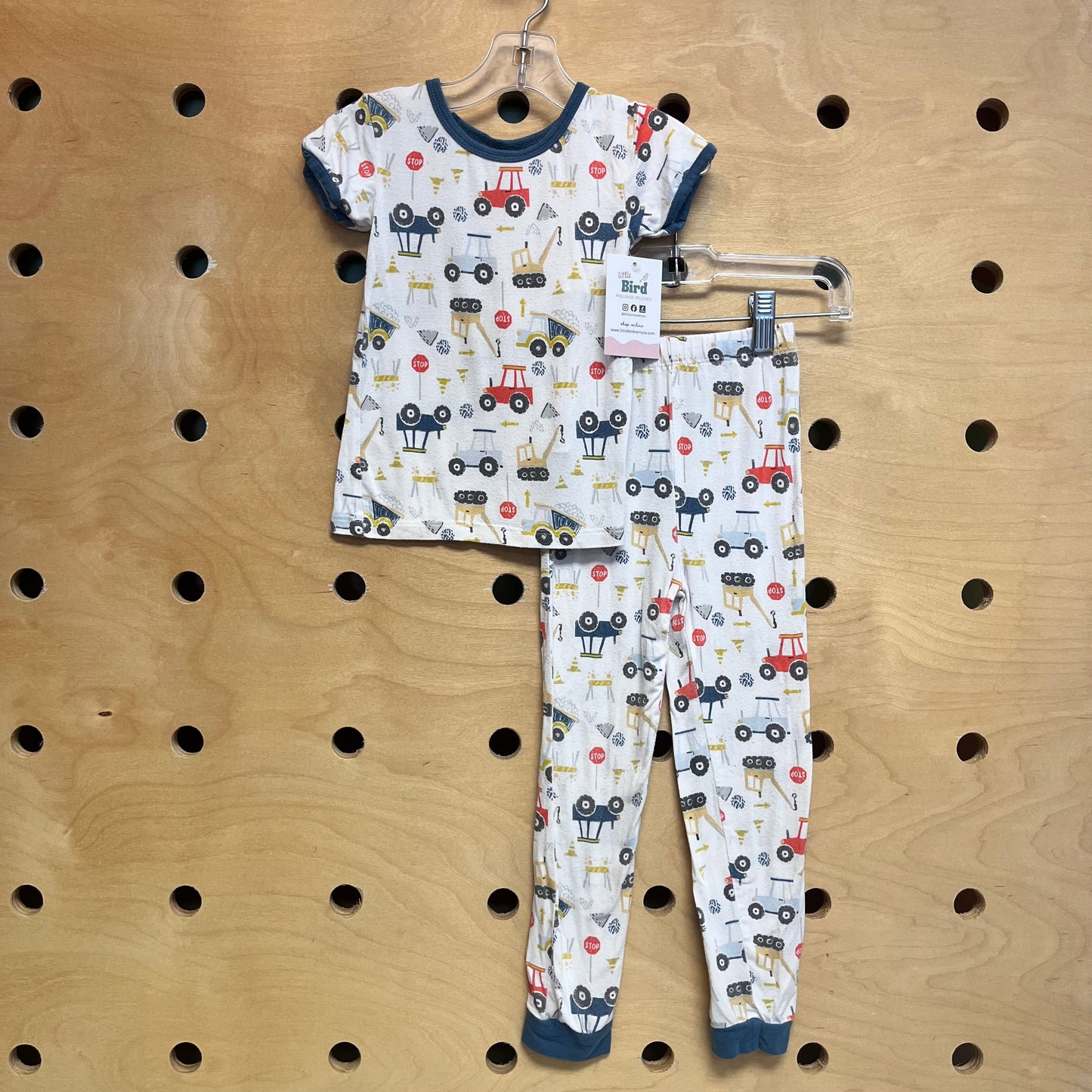 White Construction Pajamas
