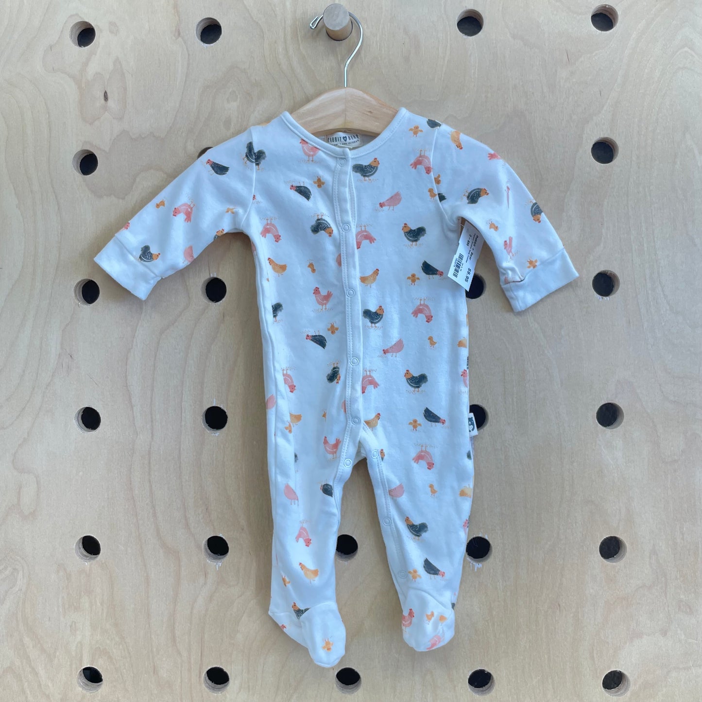 Organic Rooster Snap Footies