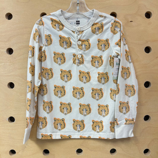 Beige Bears Henley