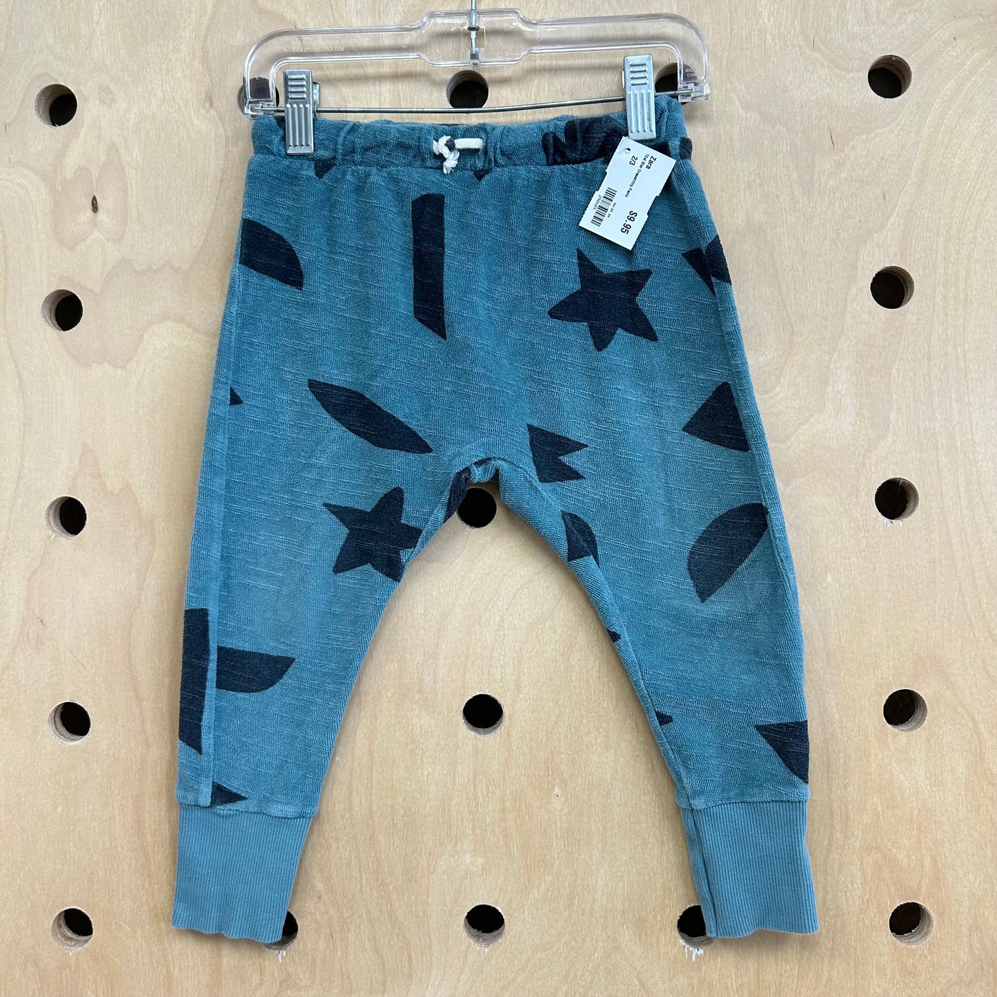 Teal Star Drawstring Pants