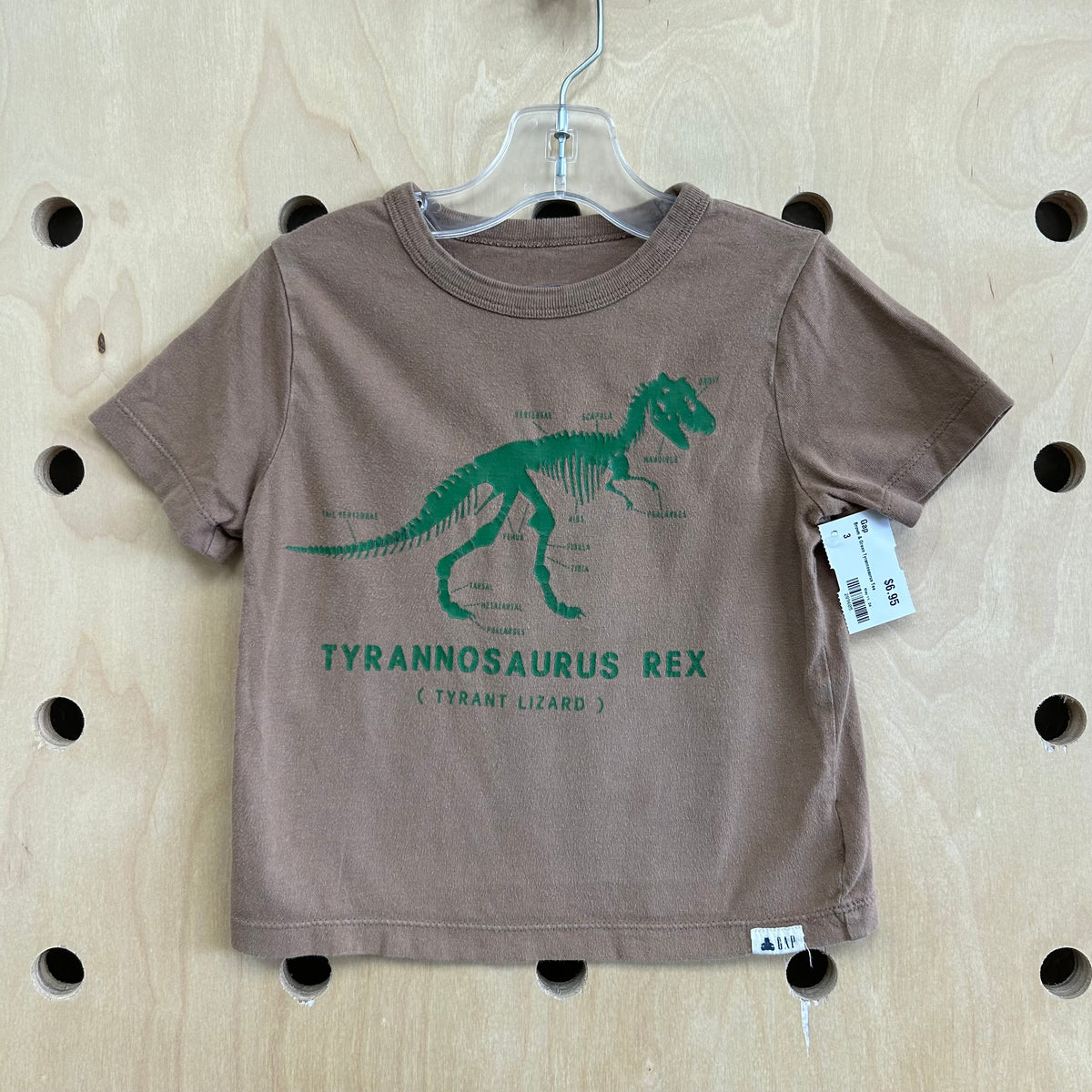 Brown & Green Tyrannosaurus Tee