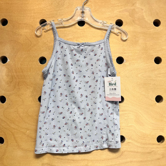 Blue Floral Tank