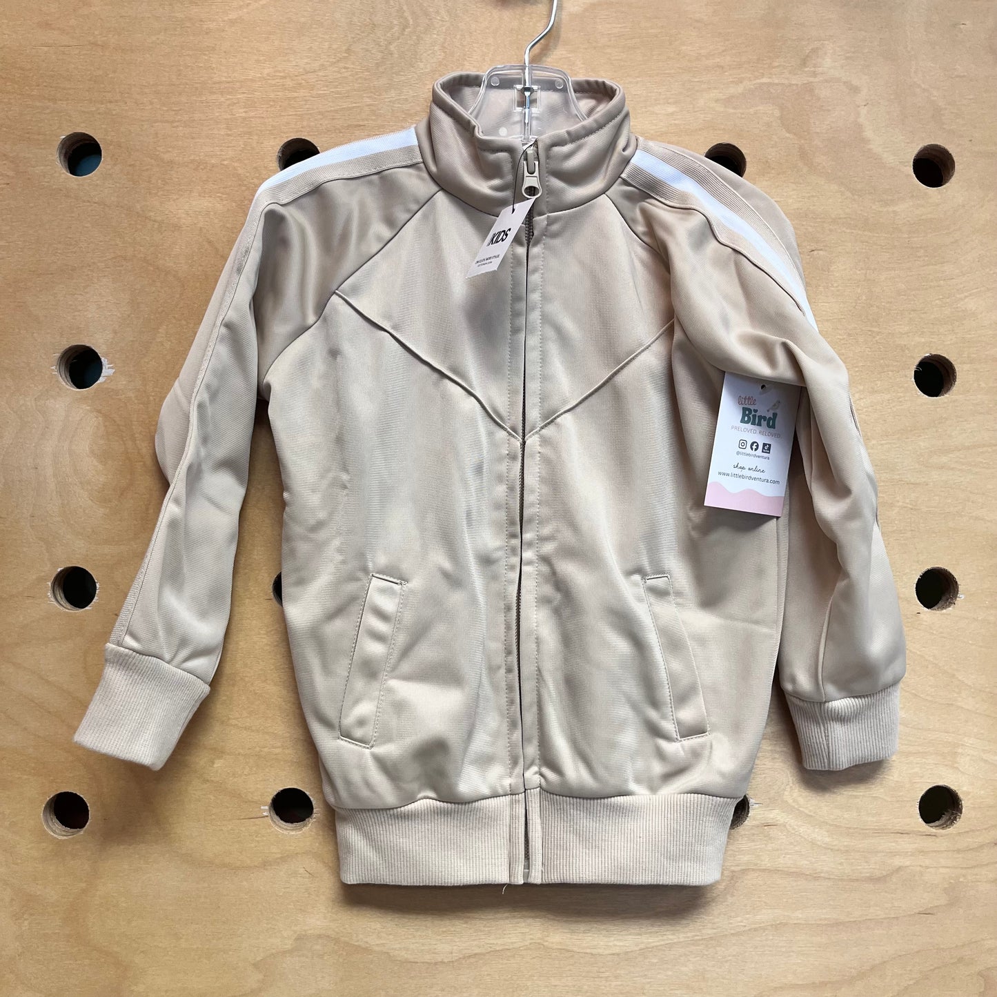 Cream Zip Jacket NEW!!