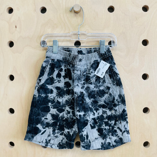 Tie Dye Denim Shorts