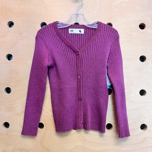 Purple Sparkle Knit Cardigan