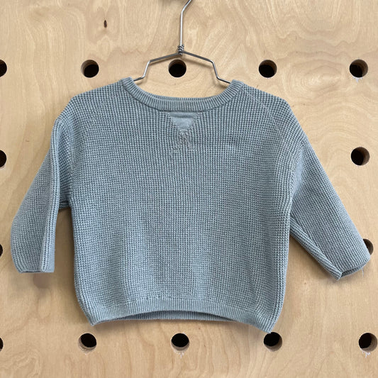 Blue Knit Sweater