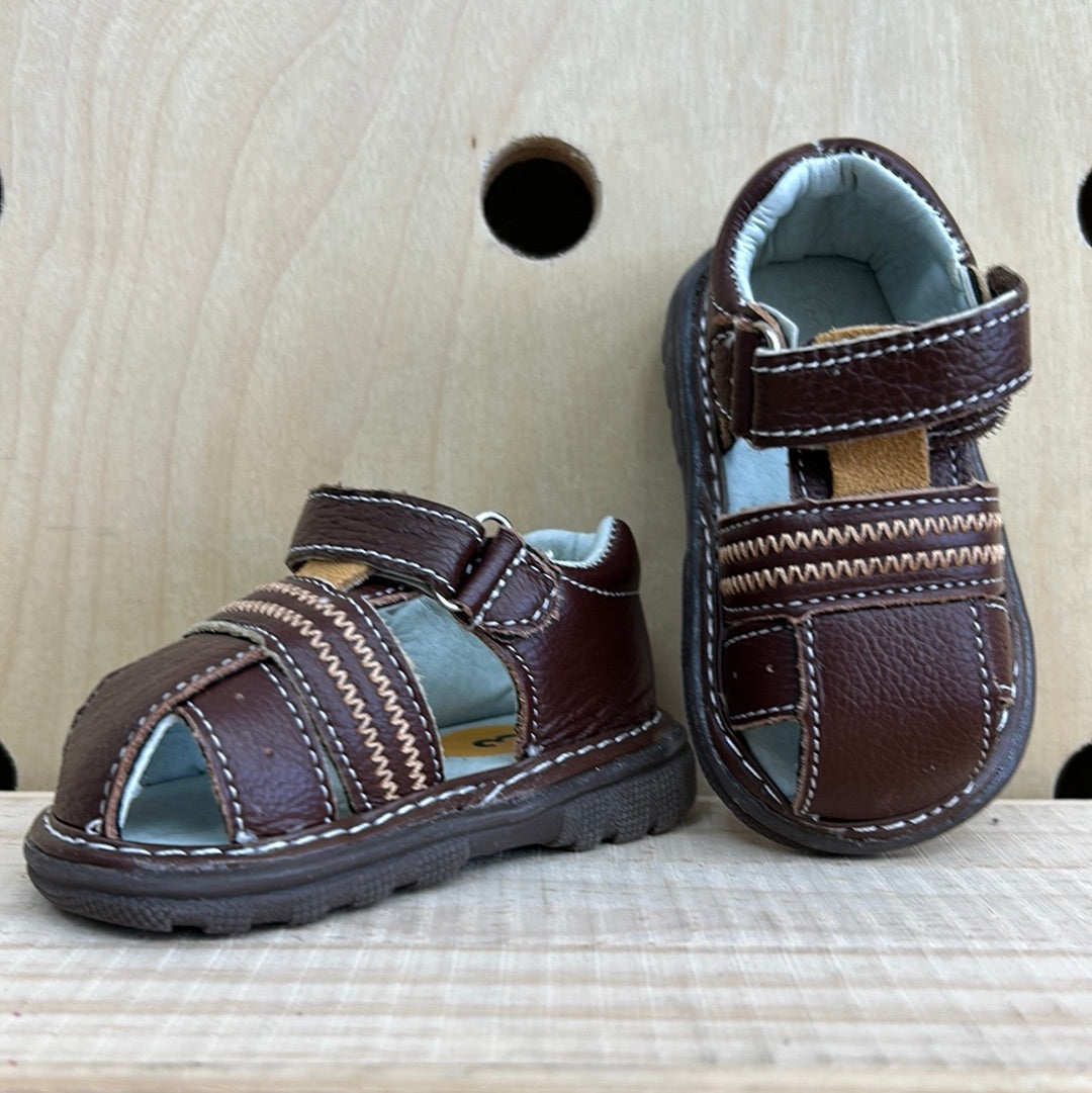 Brown & Tan Sandals