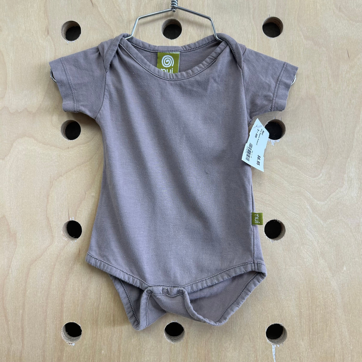 Grey Organic Bodysuit