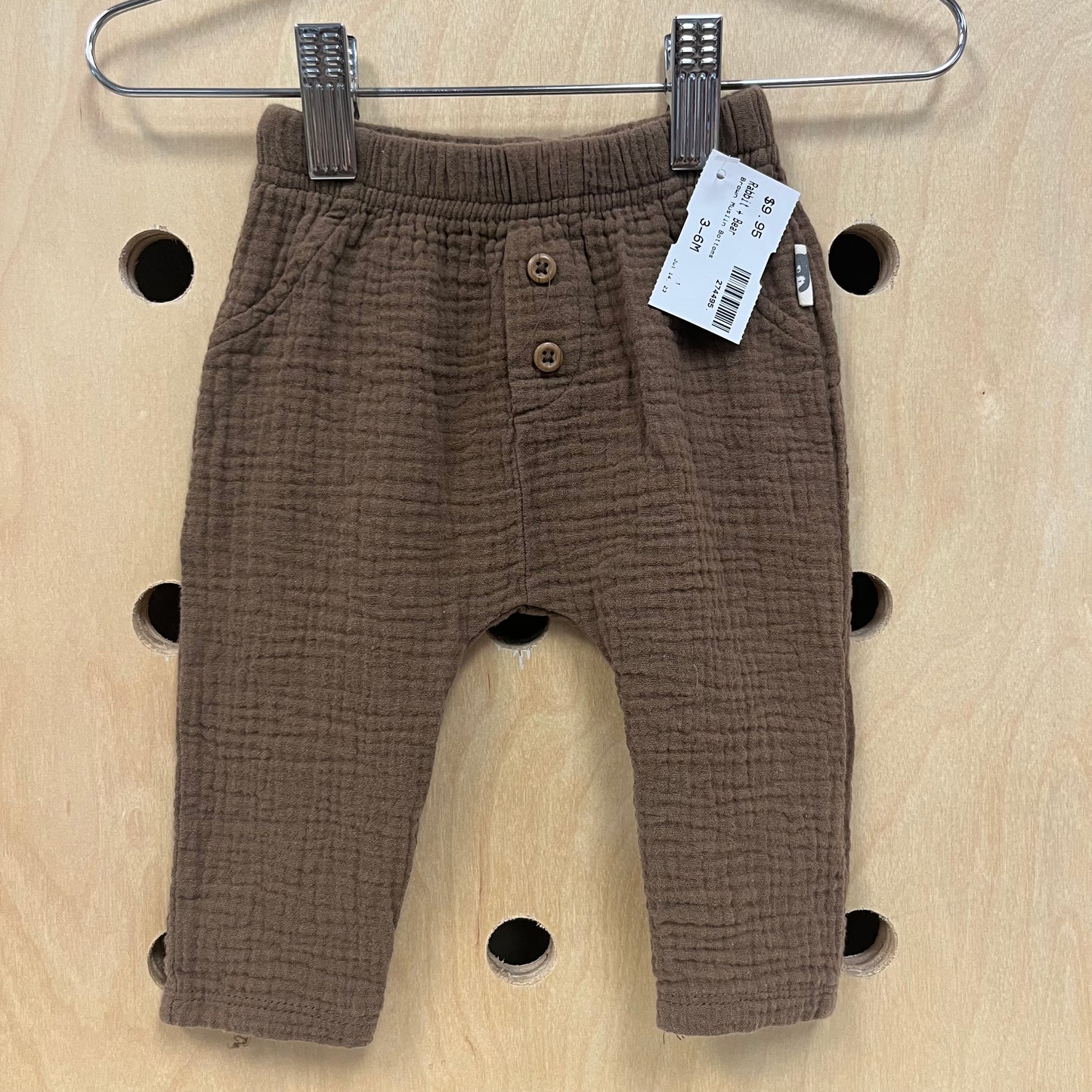 Brown Muslin Bottoms
