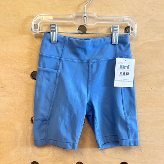 Blue Biker Shorts