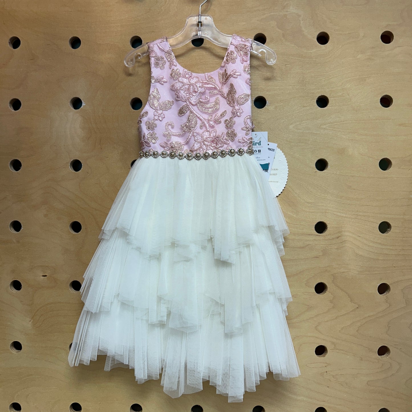 Pink & Cream Tulle Dress NEW!