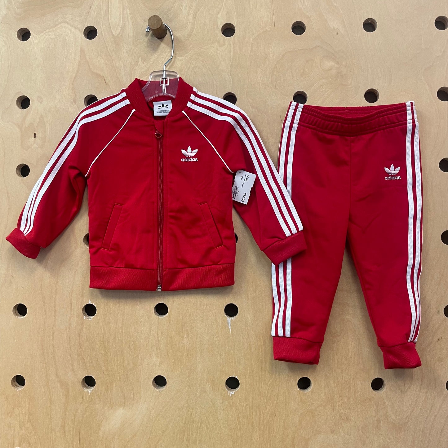 Red + White Track Suit