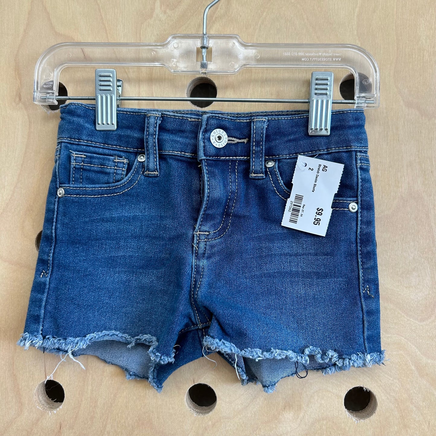 Stretch Denim Shorts