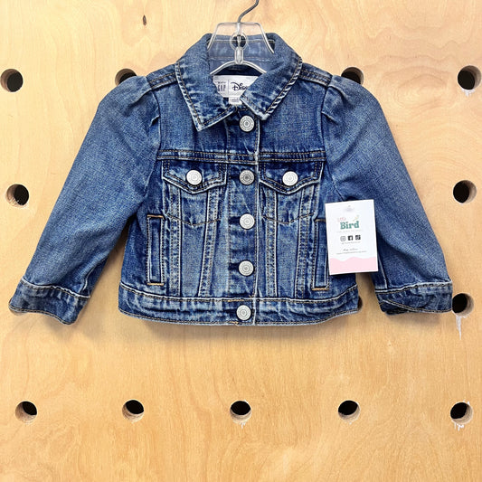 Minnie Patch Denim Snap Jacket