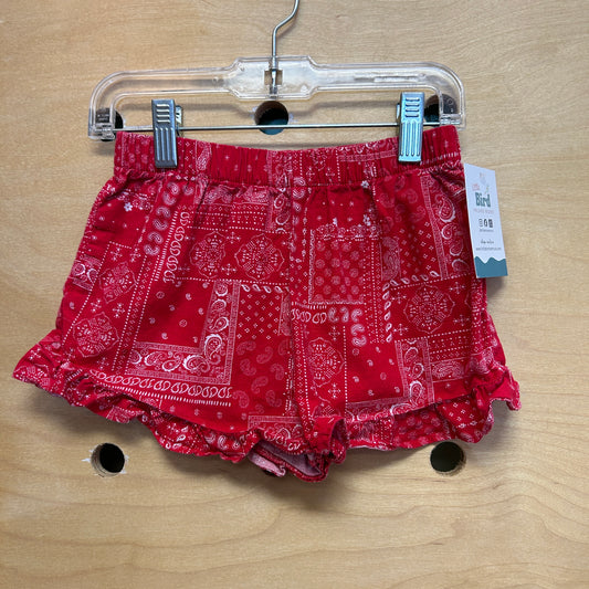 Red Paisley Shorts