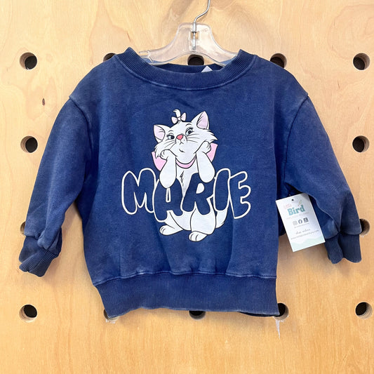 Navy Marie Aristocats Crewneck