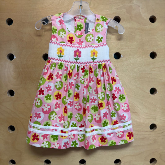 Pink Floral Dress