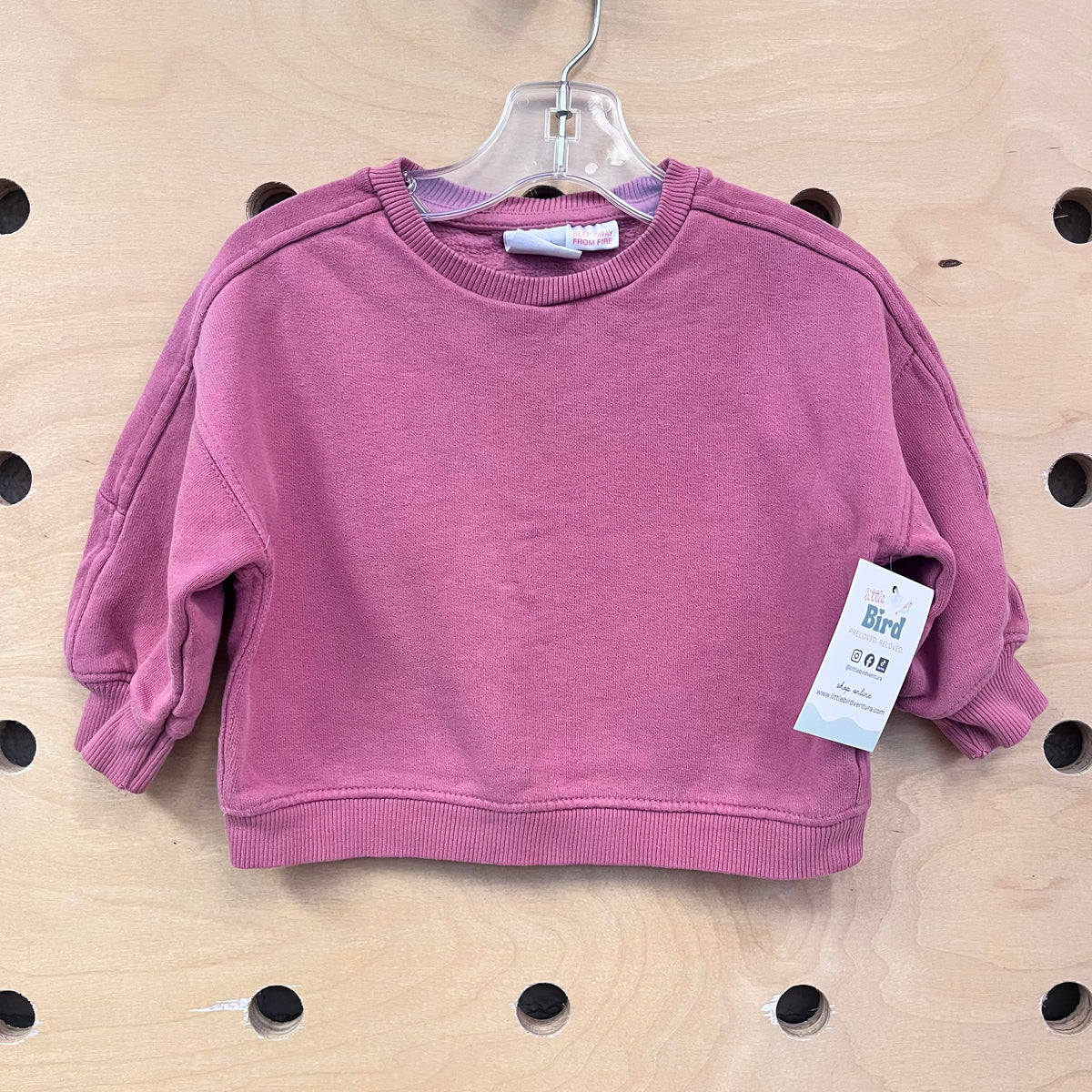 Pink Boxy Pullover
