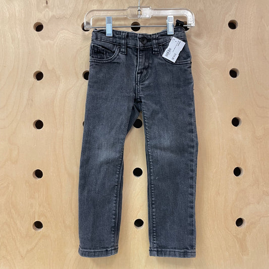 Black Vorta Slim Straight Denim
