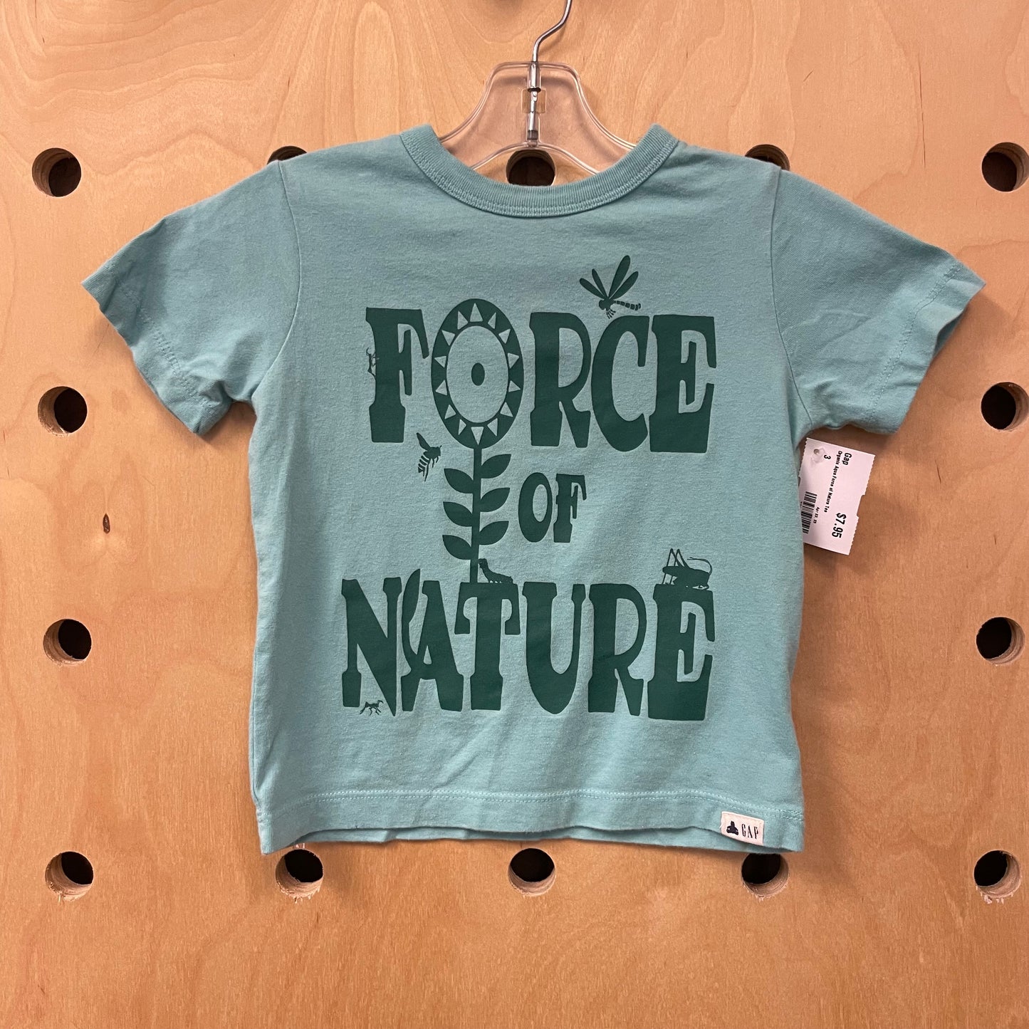 Organic Aqua Force of Nature Tee