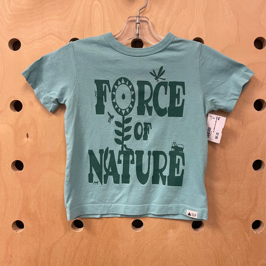 Organic Aqua Force of Nature Tee