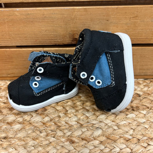 Black & Blue Hi Tops