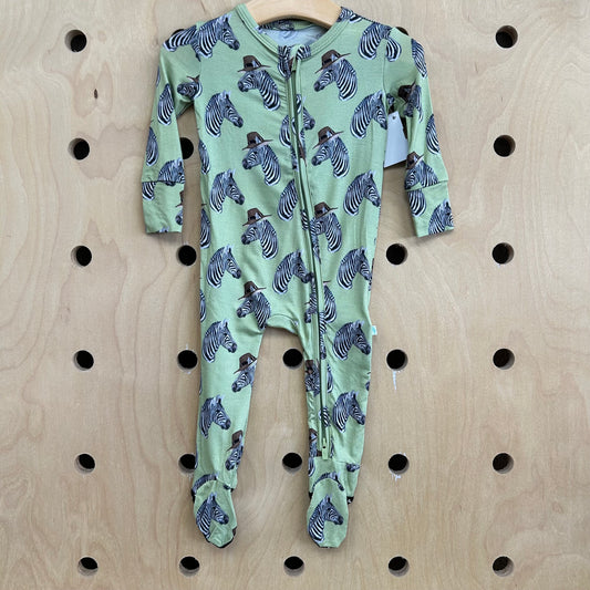 Green Zebra Bamboo Zippy NEW!