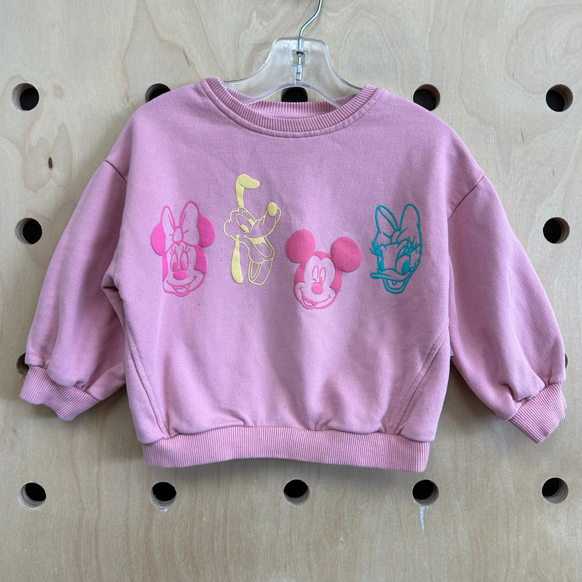 Pink Minnie+Friends Pullover
