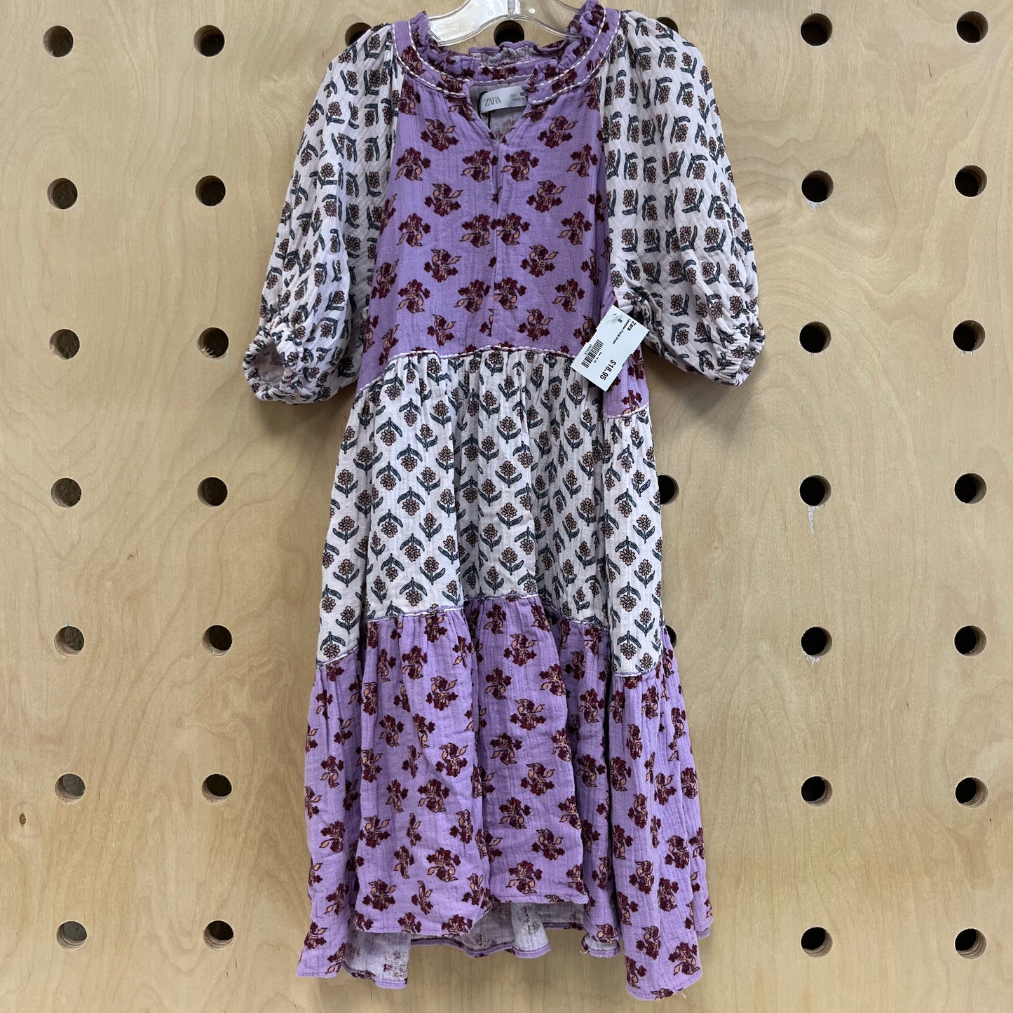 Lavender Floral Dress