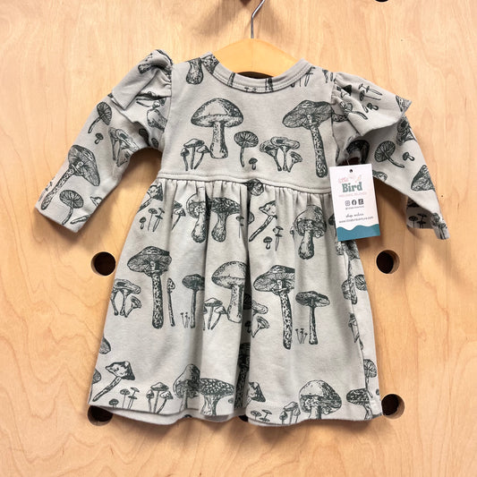 Organic Blue Mushies Dress