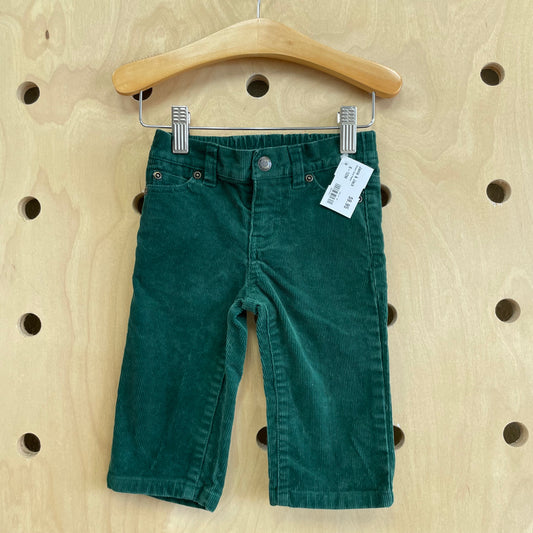 Green Cord Pants