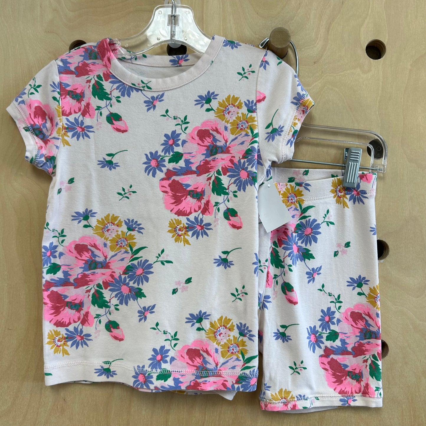 Pink Floral Pajamas
