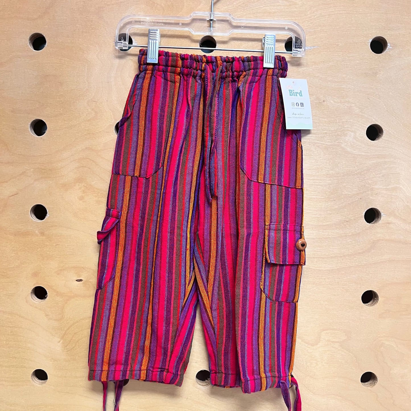 Multicolor Artisan Pull On Pants