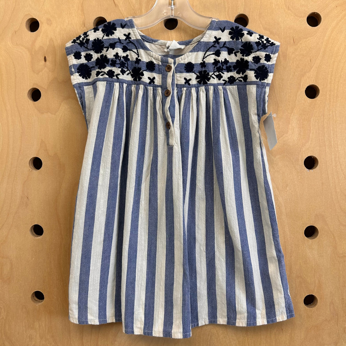Blue Striped Dress