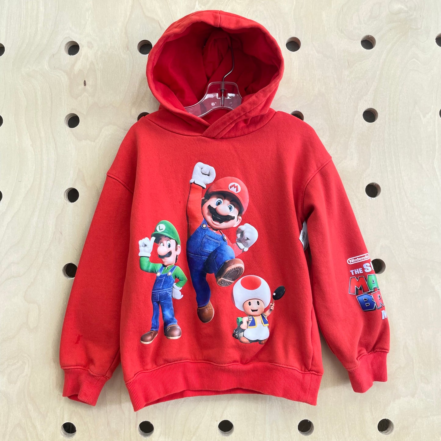 Red Mario Brothers Hoodie Pullover