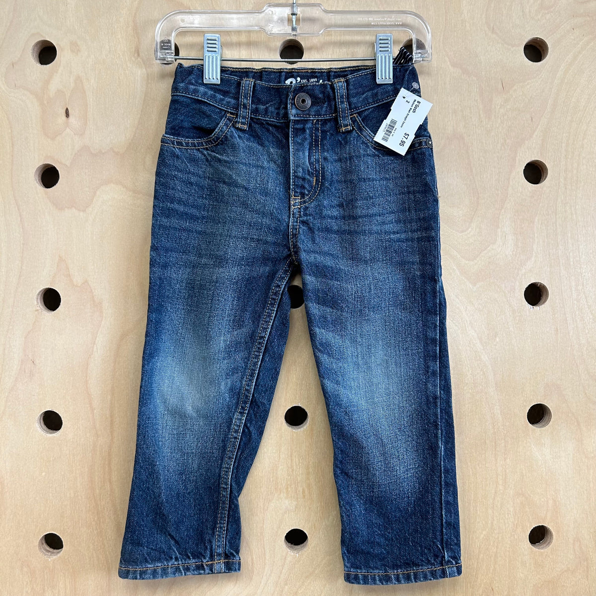 Medium Wash Straight Denim