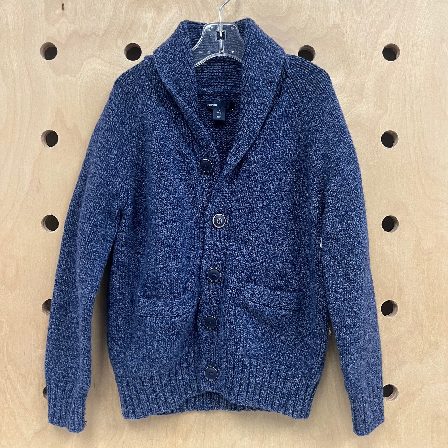Blue Knit Cardigan