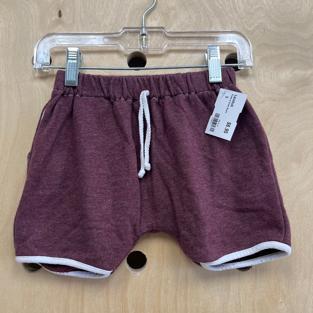 Purple & Cream Shorts