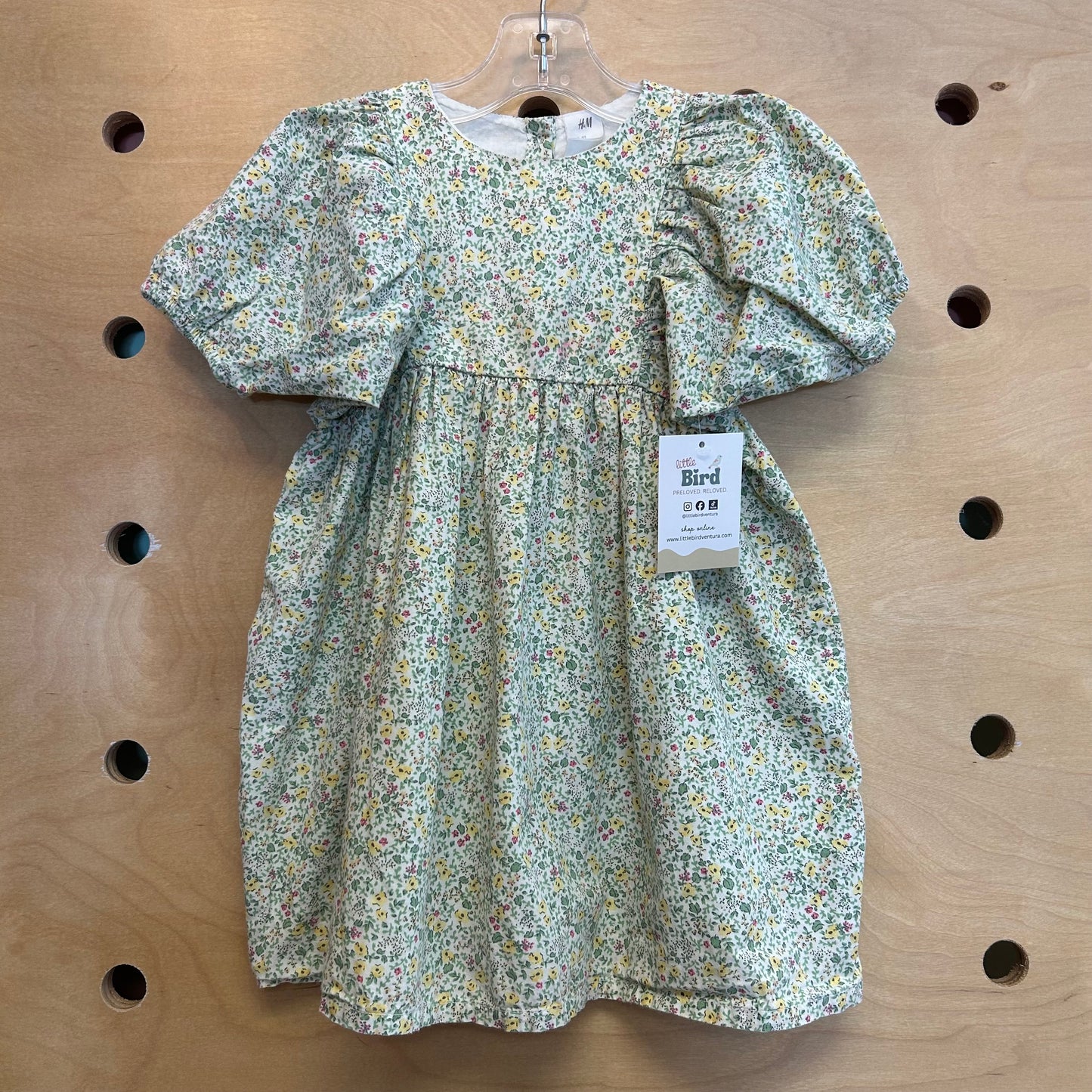 Green Floral Dress