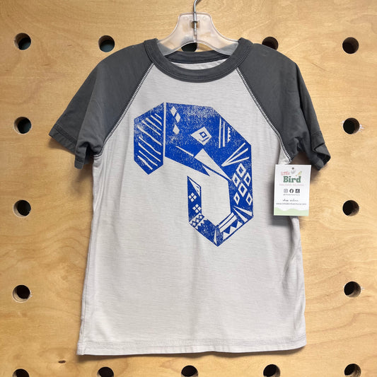 Grey/White Elephant Tee