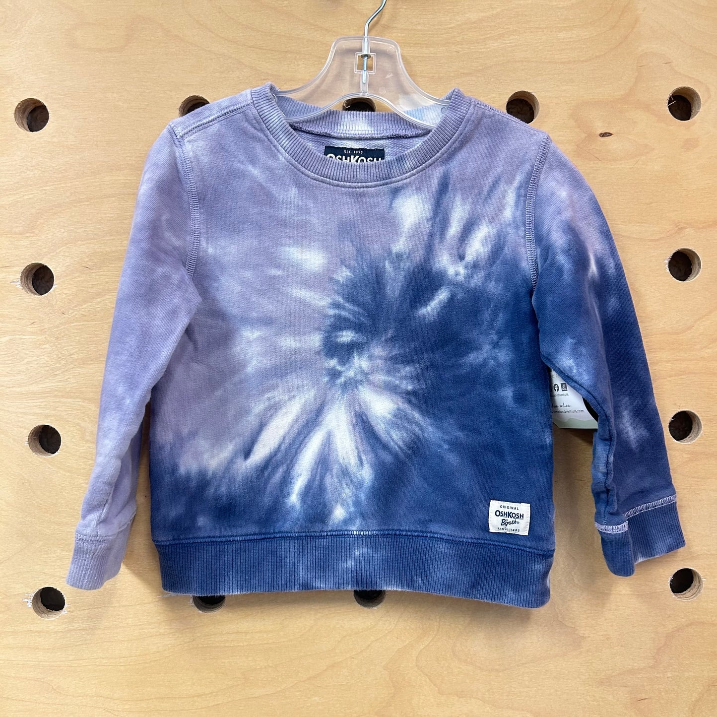 Blue Tie Dye Pullover