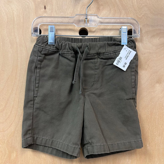 Olive Drawstring Shorts