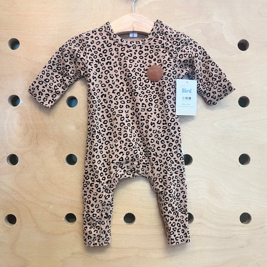 Organic Leopard/Bear Patch Romper