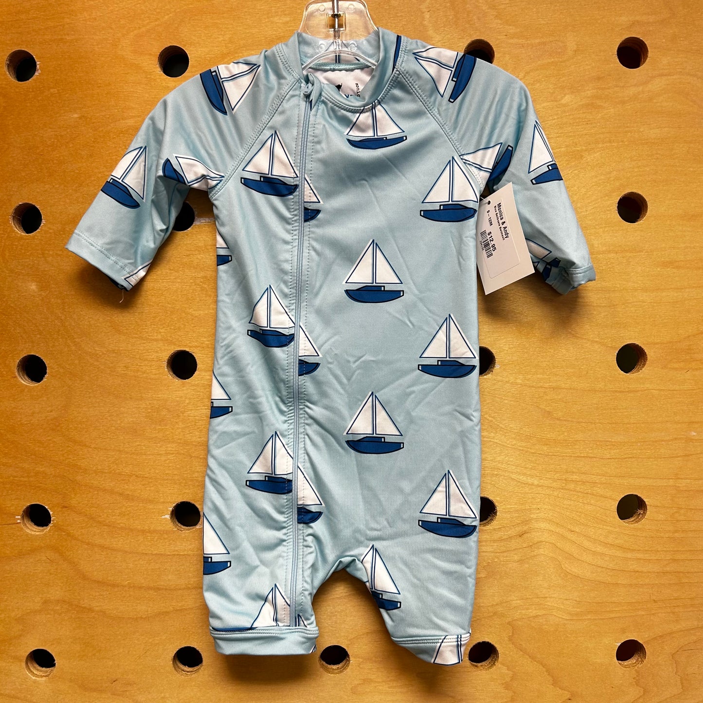 Blue Sailboats Swimsuit