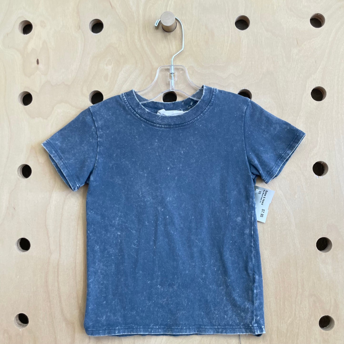 Blue Mineral Wash Tee