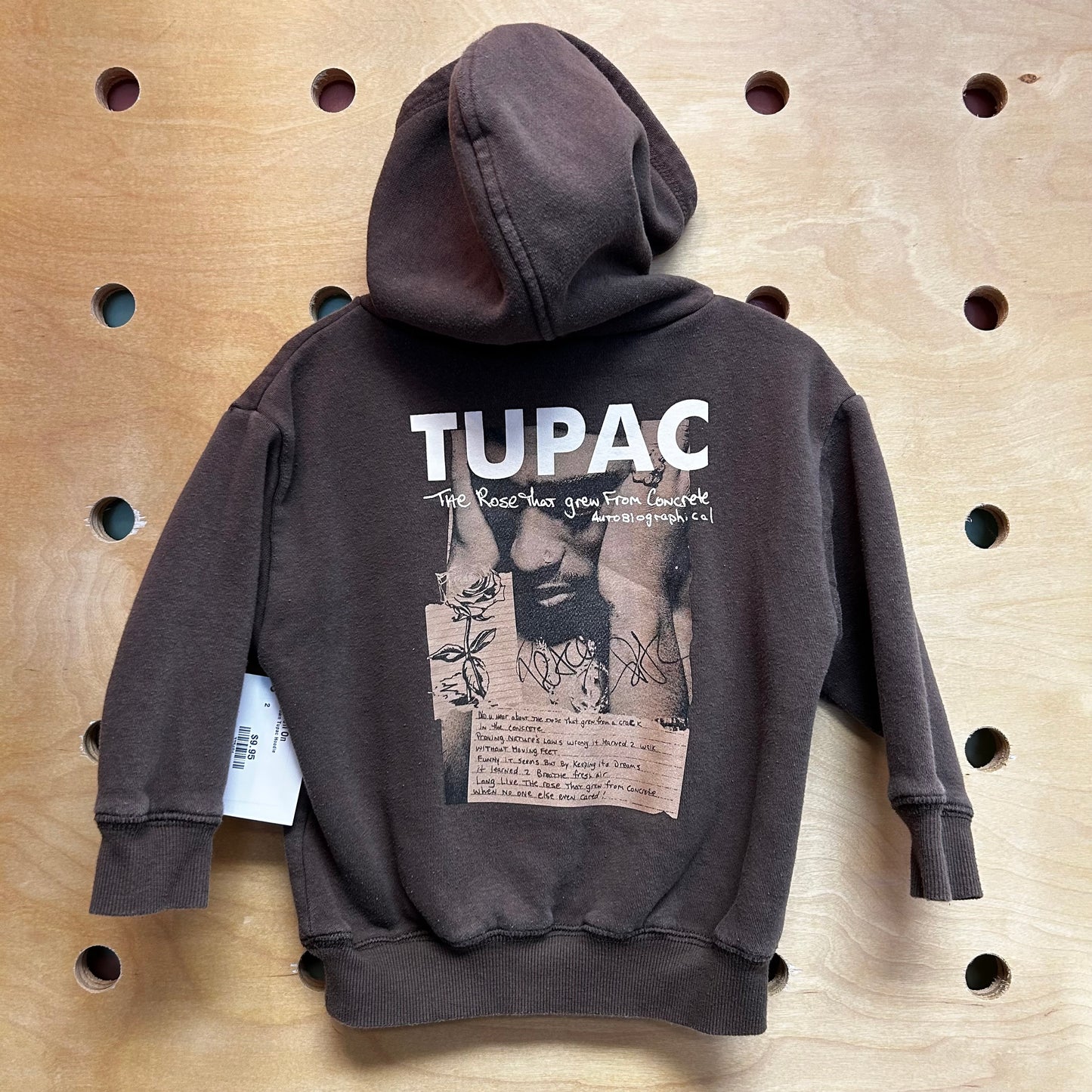 Brown Tupac Hoodie